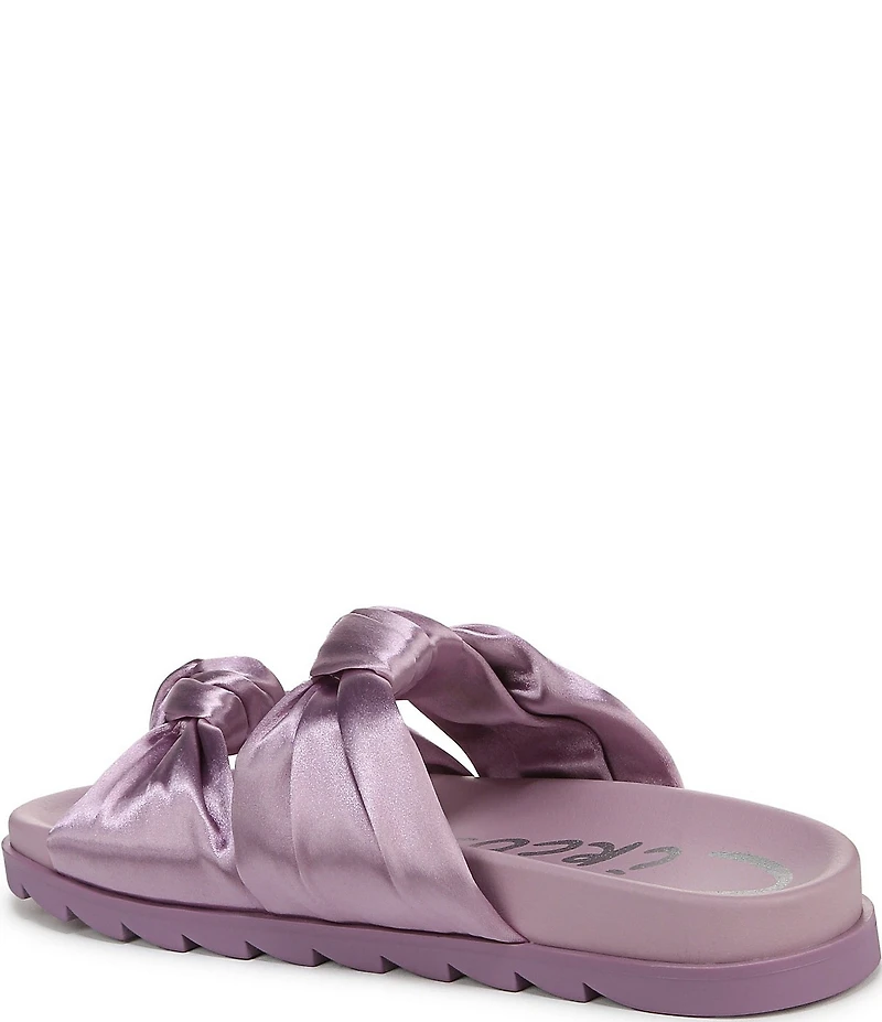 Circus NY by Sam Edelman Estelle Satin Knotted Slide Sandals