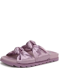 Circus NY by Sam Edelman Estelle Satin Knotted Slide Sandals