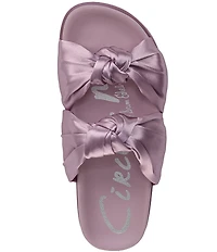 Circus NY by Sam Edelman Estelle Satin Knotted Slide Sandals