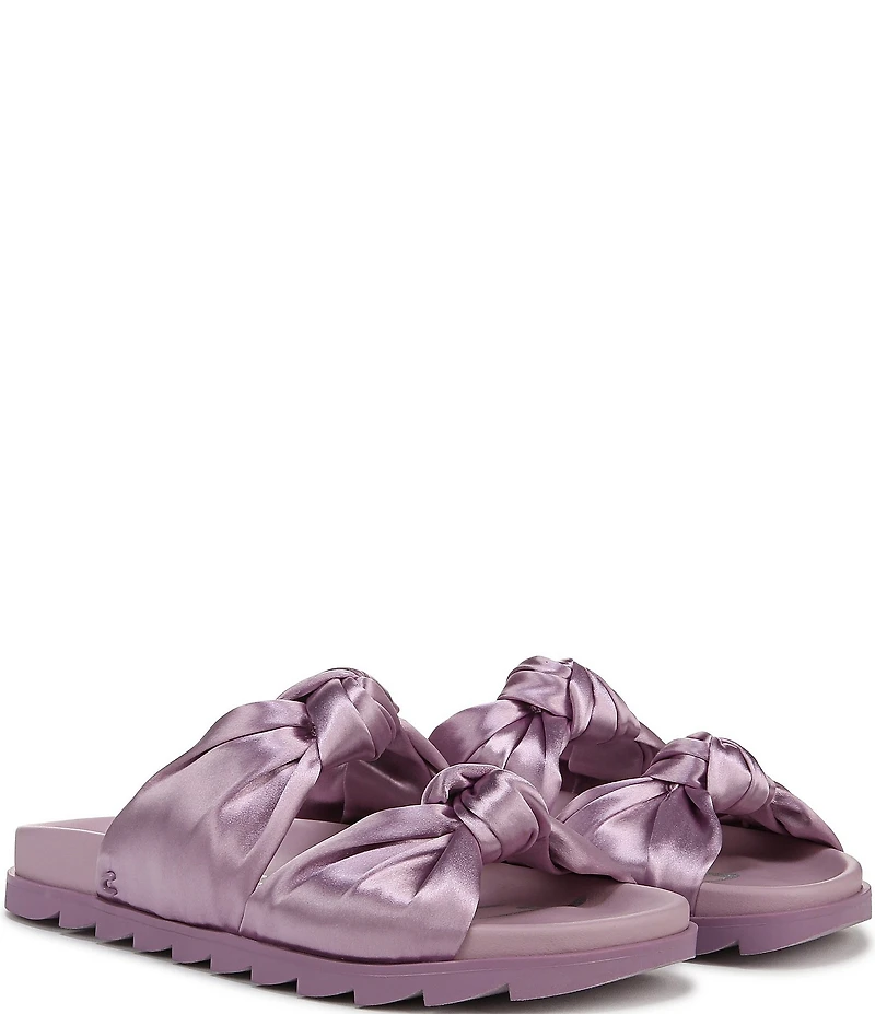 Circus NY by Sam Edelman Estelle Satin Knotted Slide Sandals