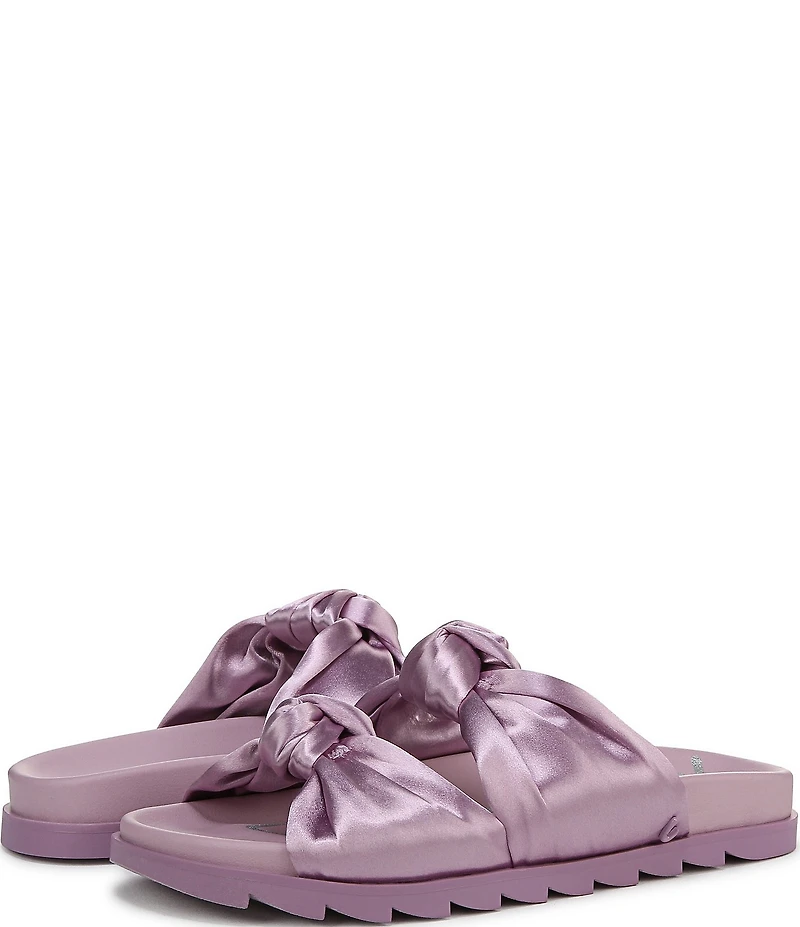 Circus NY by Sam Edelman Estelle Satin Knotted Slide Sandals