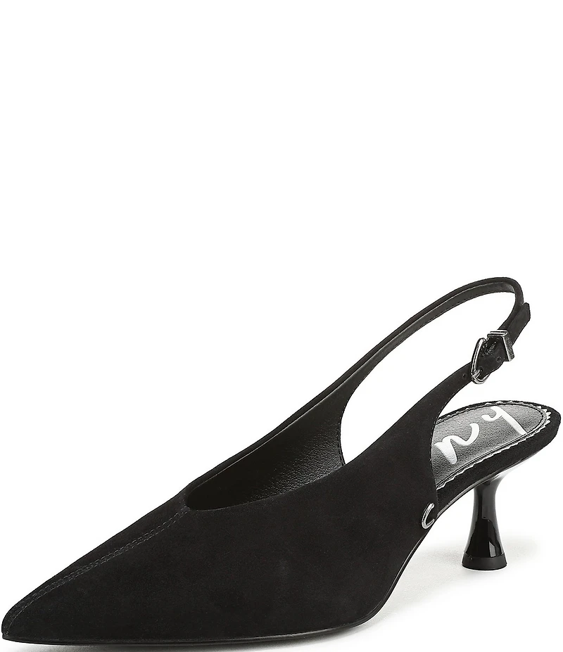 Circus NY by Sam Edelman Fawn Suede Slingback Kitten Heel Dress Pumps