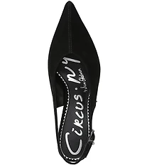 Circus NY by Sam Edelman Fawn Suede Slingback Kitten Heel Dress Pumps