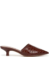 Circus NY by Sam Edelman Gemma Crocodile Embossed Patent Dress Mules