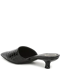 Circus NY by Sam Edelman Gemma Crocodile Embossed Patent Dress Mules