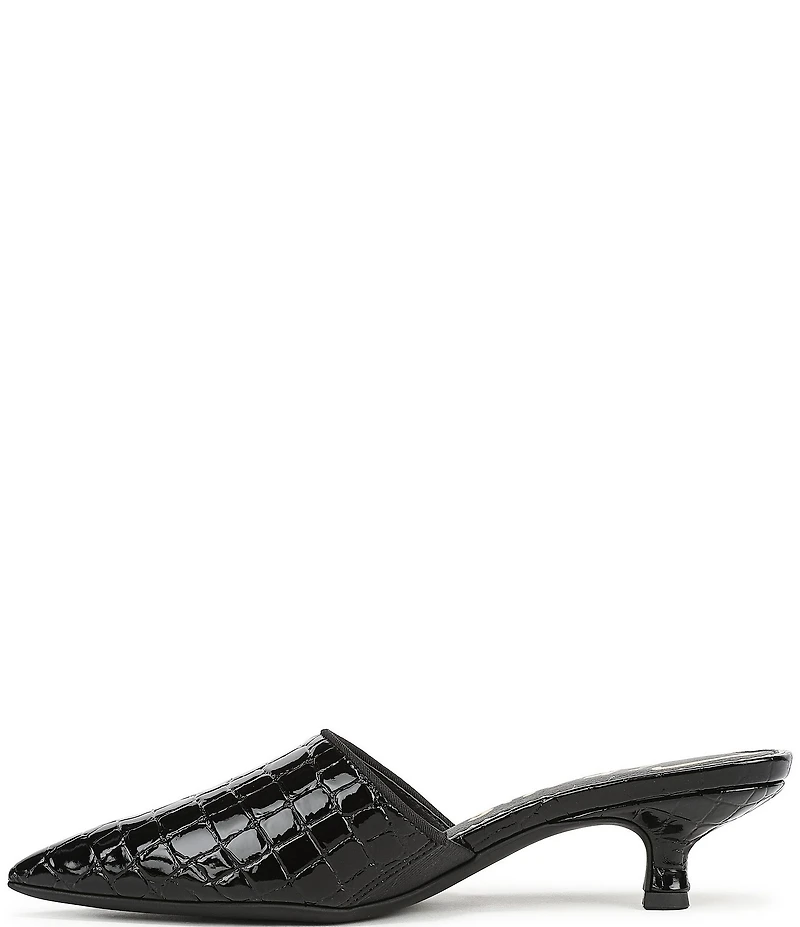 Circus NY by Sam Edelman Gemma Crocodile Embossed Patent Dress Mules