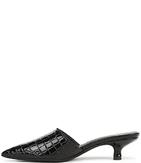 Circus NY by Sam Edelman Gemma Crocodile Embossed Patent Dress Mules