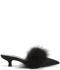 Circus NY by Sam Edelman Gemma Fluff Feather Pointed Toe Dress Mules