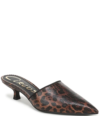 Circus NY by Sam Edelman Gemma Leopard Print Dress Mules
