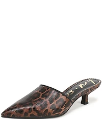 Circus NY by Sam Edelman Gemma Leopard Print Dress Mules
