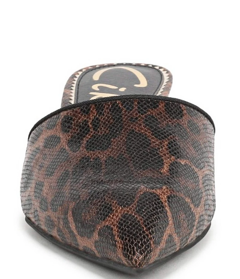 Circus NY by Sam Edelman Gemma Leopard Print Dress Mules