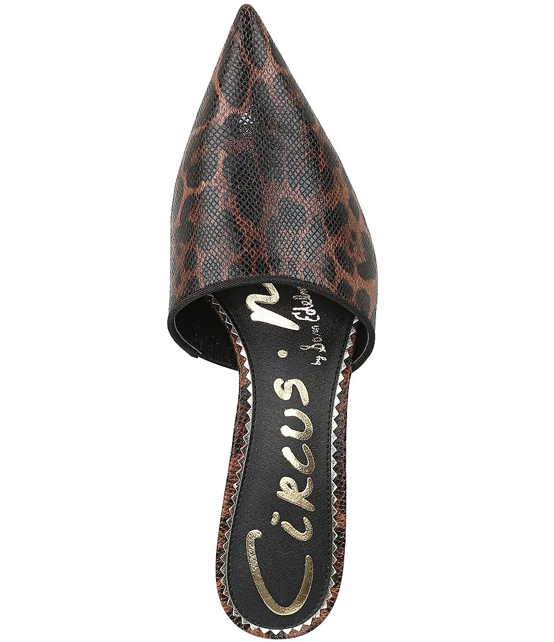 Circus NY by Sam Edelman Gemma Leopard Print Dress Mules