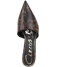 Circus NY by Sam Edelman Gemma Leopard Print Dress Mules