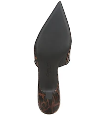Circus NY by Sam Edelman Gemma Leopard Print Dress Mules