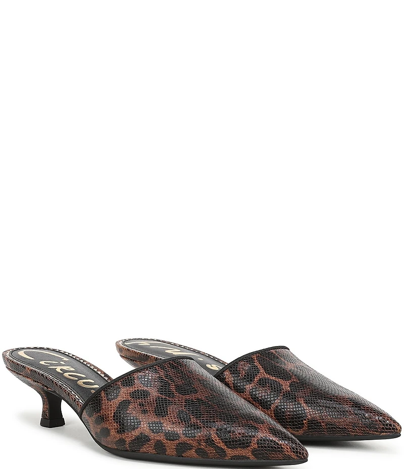 Circus NY by Sam Edelman Gemma Leopard Print Dress Mules