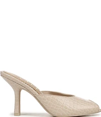 Circus NY by Sam Edelman Glenda Croco Embossed Peep Toe Dress Pumps