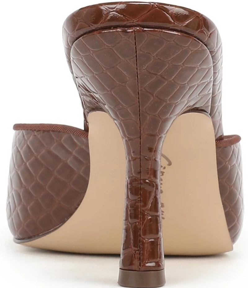 Circus NY by Sam Edelman Glenda Croco Embossed Peep Toe Dress Pumps