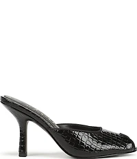 Circus NY by Sam Edelman Glenda Croco Embossed Peep Toe Dress Pumps
