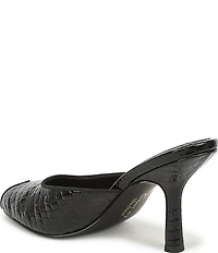 Circus NY by Sam Edelman Glenda Croco Embossed Peep Toe Dress Pumps