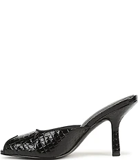 Circus NY by Sam Edelman Glenda Croco Embossed Peep Toe Dress Pumps