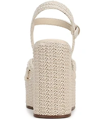 Circus NY by Sam Edelman Jackie Twisted Rope Ankle Wrap Platform Wedge Sandals