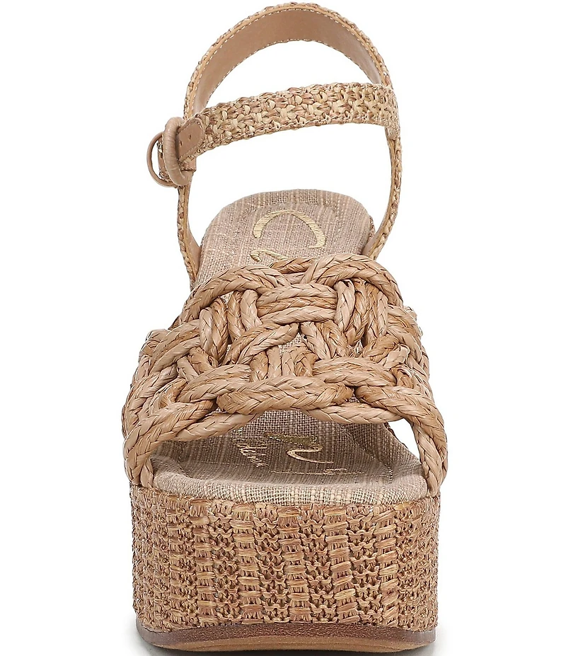 Circus NY by Sam Edelman Jackie Twisted Rope Ankle Wrap Platform Wedge Sandals