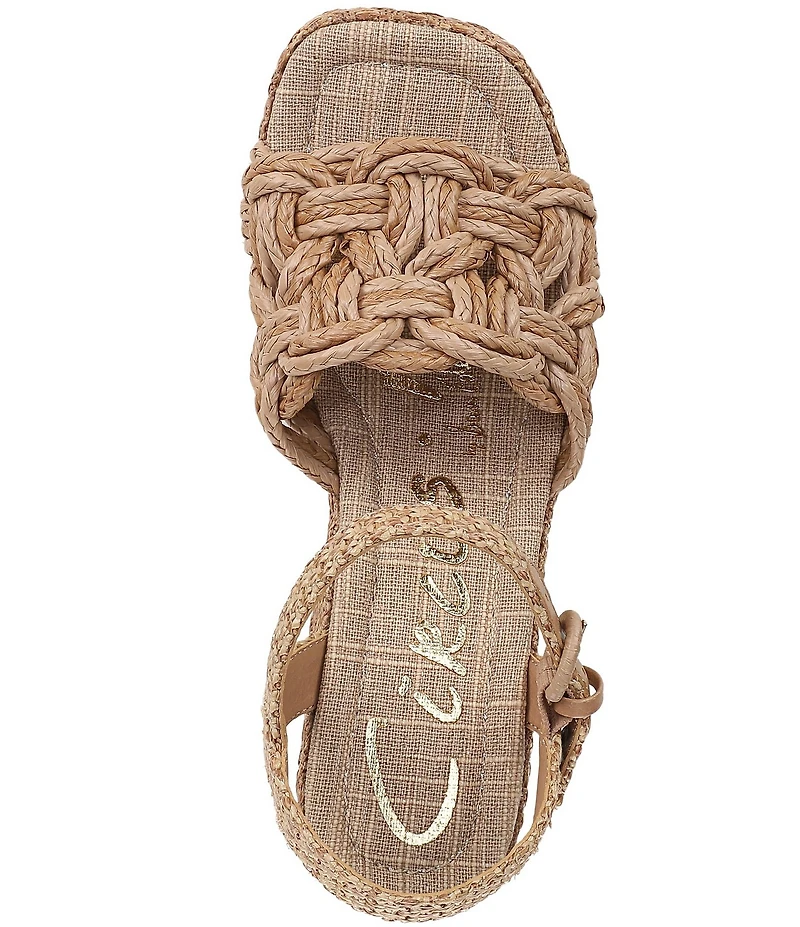 Circus NY by Sam Edelman Jackie Twisted Rope Ankle Wrap Platform Wedge Sandals