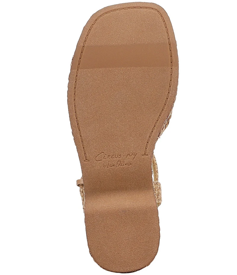 Circus NY by Sam Edelman Jackie Twisted Rope Ankle Wrap Platform Wedge Sandals