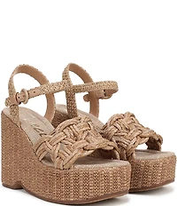 Circus NY by Sam Edelman Jackie Twisted Rope Ankle Wrap Platform Wedge Sandals