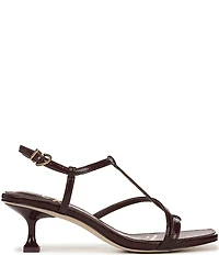 Circus NY by Sam Edelman Jaida Crinkle Patent Ankle Strap Dress Sandals