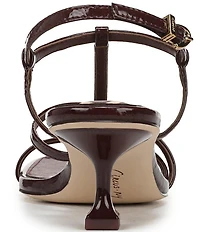 Circus NY by Sam Edelman Jaida Crinkle Patent Ankle Strap Dress Sandals