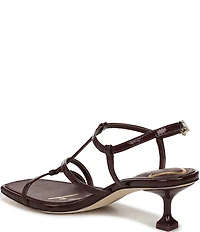 Circus NY by Sam Edelman Jaida Crinkle Patent Ankle Strap Dress Sandals