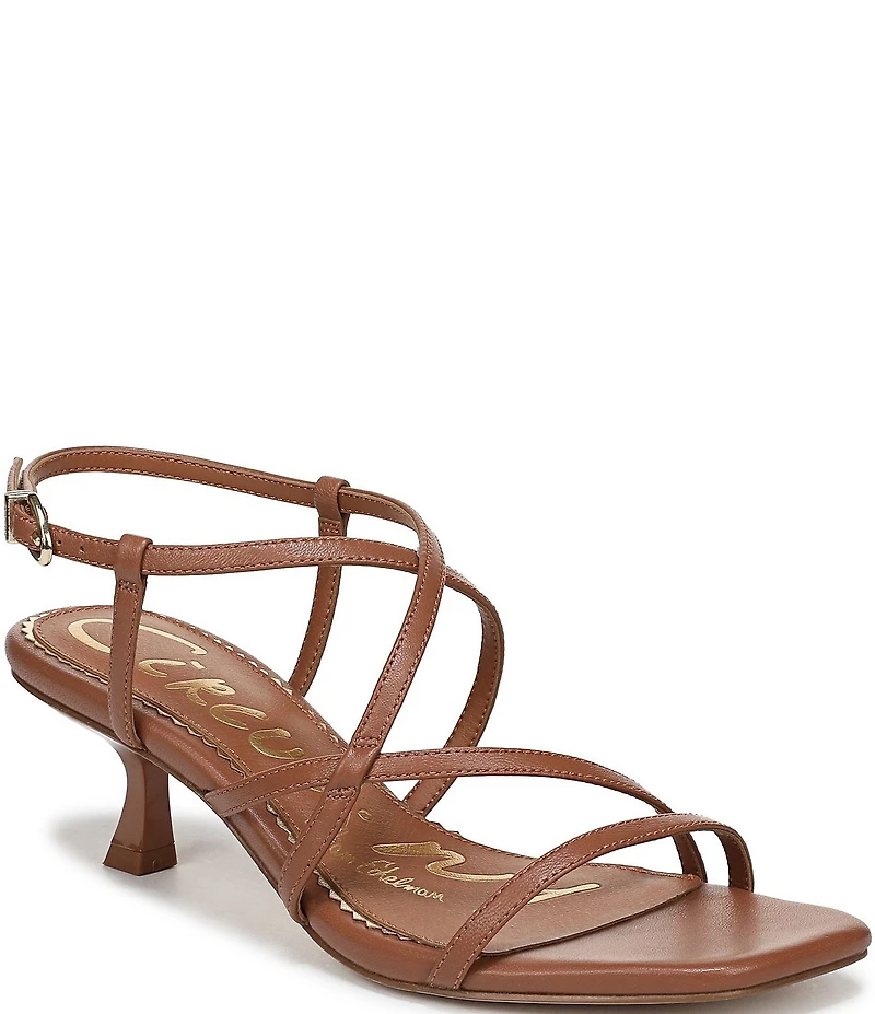 Circus NY by Sam Edelman Jasmine Leather Ankle Strap Dress Sandals