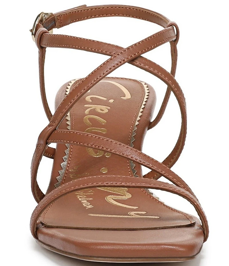 Circus NY by Sam Edelman Jasmine Leather Ankle Strap Dress Sandals
