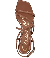 Circus NY by Sam Edelman Jasmine Leather Ankle Strap Dress Sandals