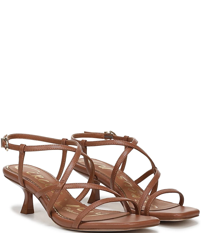Circus NY by Sam Edelman Jasmine Leather Ankle Strap Dress Sandals