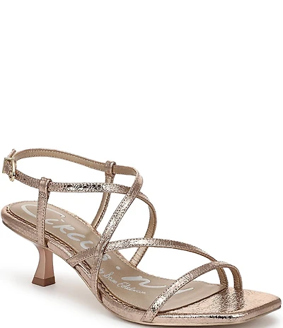 Circus NY by Sam Edelman Jasmine Metallic Ankle Strap Dress Sandals