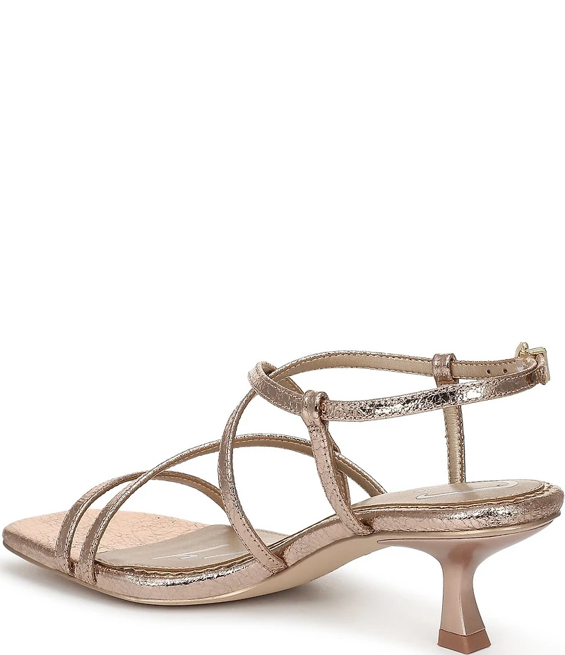 Circus NY by Sam Edelman Jasmine Metallic Ankle Strap Dress Sandals