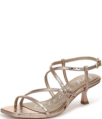 Circus NY by Sam Edelman Jasmine Metallic Ankle Strap Dress Sandals