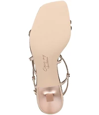 Circus NY by Sam Edelman Jasmine Metallic Ankle Strap Dress Sandals