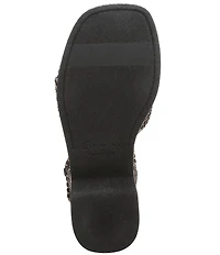 Circus NY by Sam Edelman Joanne Twist Raffia Ankle Strap Platform Wedge Sandals