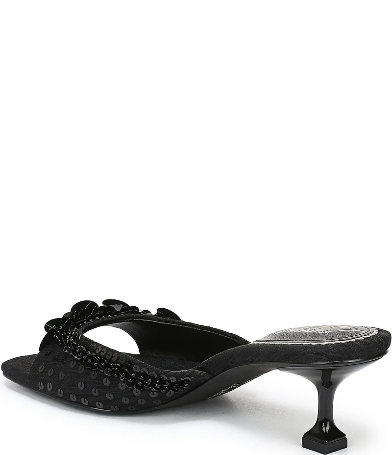 Circus NY by Sam Edelman Juliana Sequin Ornamented Dress Slide Sandals