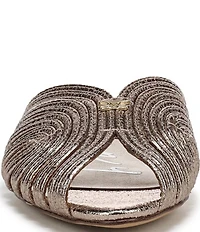 Circus NY by Sam Edelman Kathleen Crushed Metallic Strappy Mules