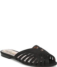 Circus NY by Sam Edelman Kathleen Leopard Lined Strappy Mules