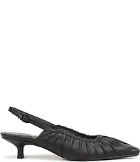 Circus NY by Sam Edelman Katia Ruched Slingback Kitten Heel Pumps