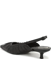 Circus NY by Sam Edelman Katia Ruched Slingback Kitten Heel Pumps