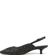 Circus NY by Sam Edelman Katia Ruched Slingback Kitten Heel Pumps