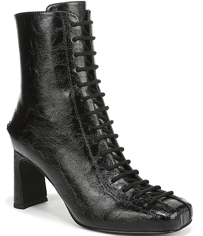 Circus NY by Sam Edelman Kendra Glossy Lace Up Dress Booties