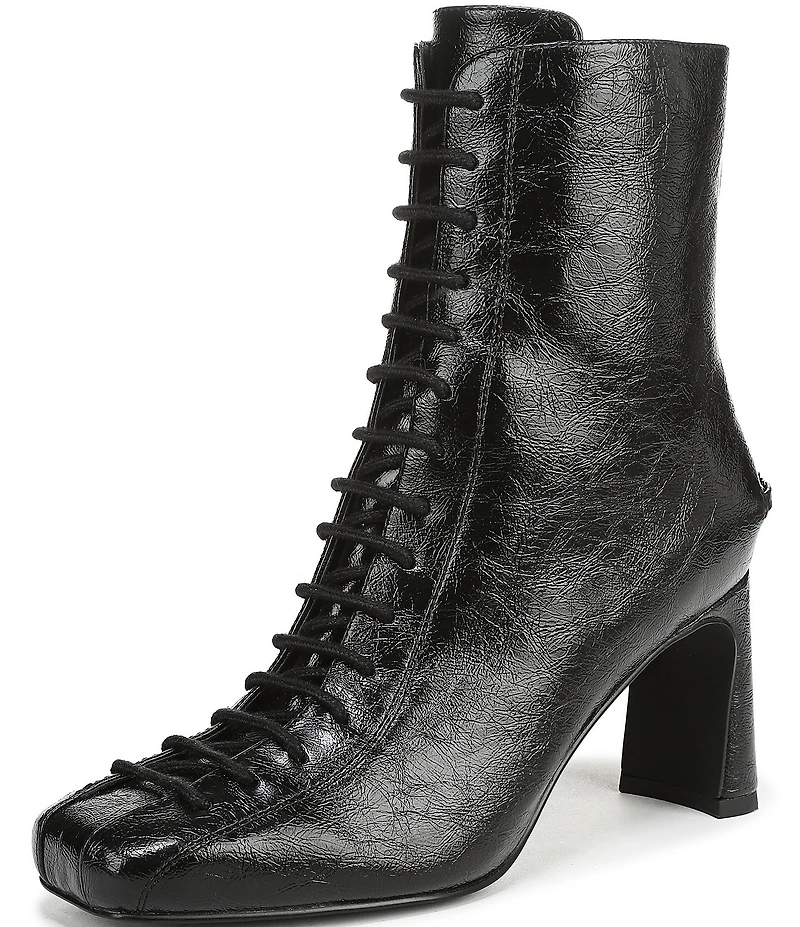 Circus NY by Sam Edelman Kendra Glossy Lace Up Dress Booties