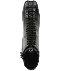 Circus NY by Sam Edelman Kendra Glossy Lace Up Dress Booties